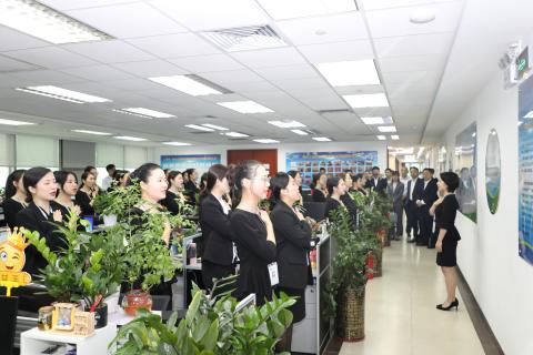 明光市市委书记被88彩企业文化深深感动 | 深入沟通合作空间广阔