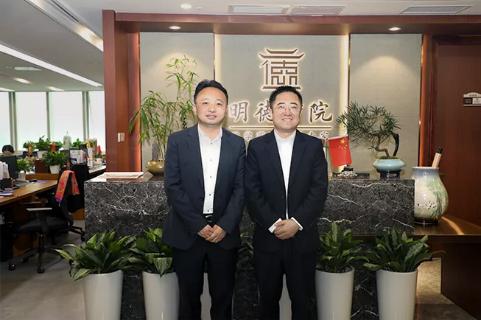 明光市市委书记被88彩企业文化深深感动 | 深入沟通合作空间广阔